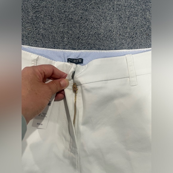 J.Crew 4" stretch chino short | white | size 6 - Picture 7 of 7